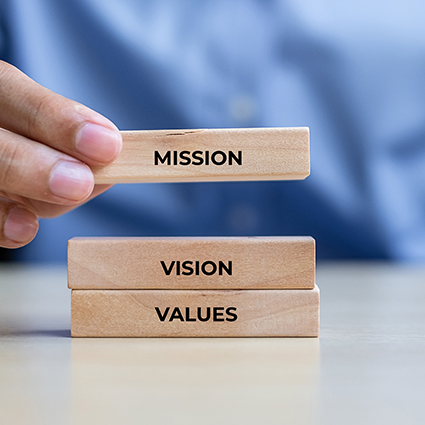 Home Mission Vision Values